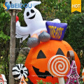 Inflatable Halloween Cat Spirit House Ghost Inflatable Pumpkin for Decoration